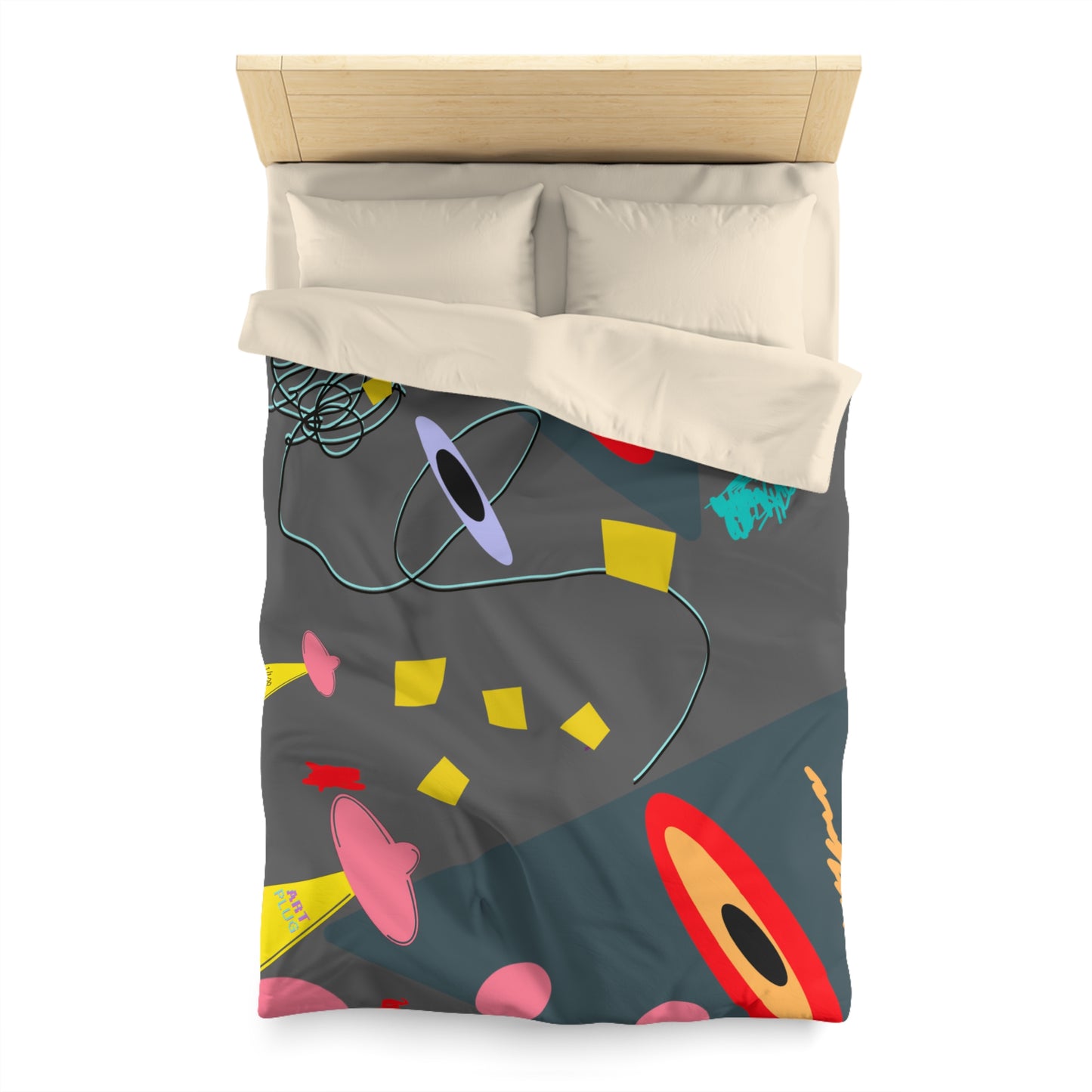 "Grey Matter" Duvet Cover