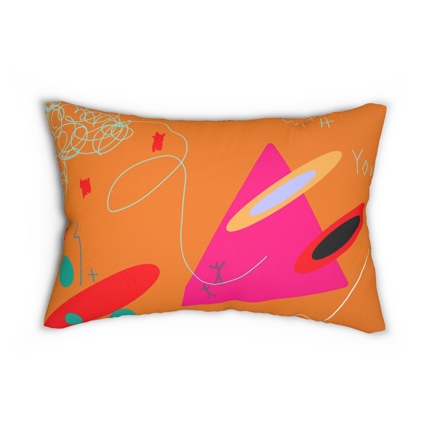 "Sketchy" Lumbar Pillow