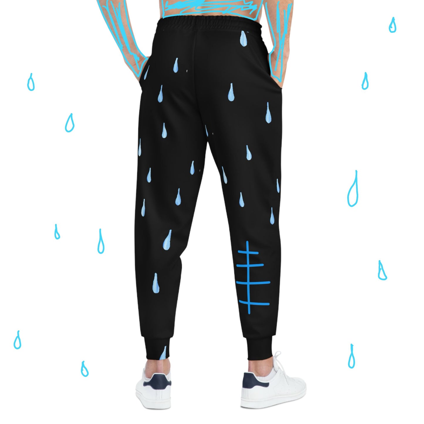 “Rain Drop” Athletic Joggers