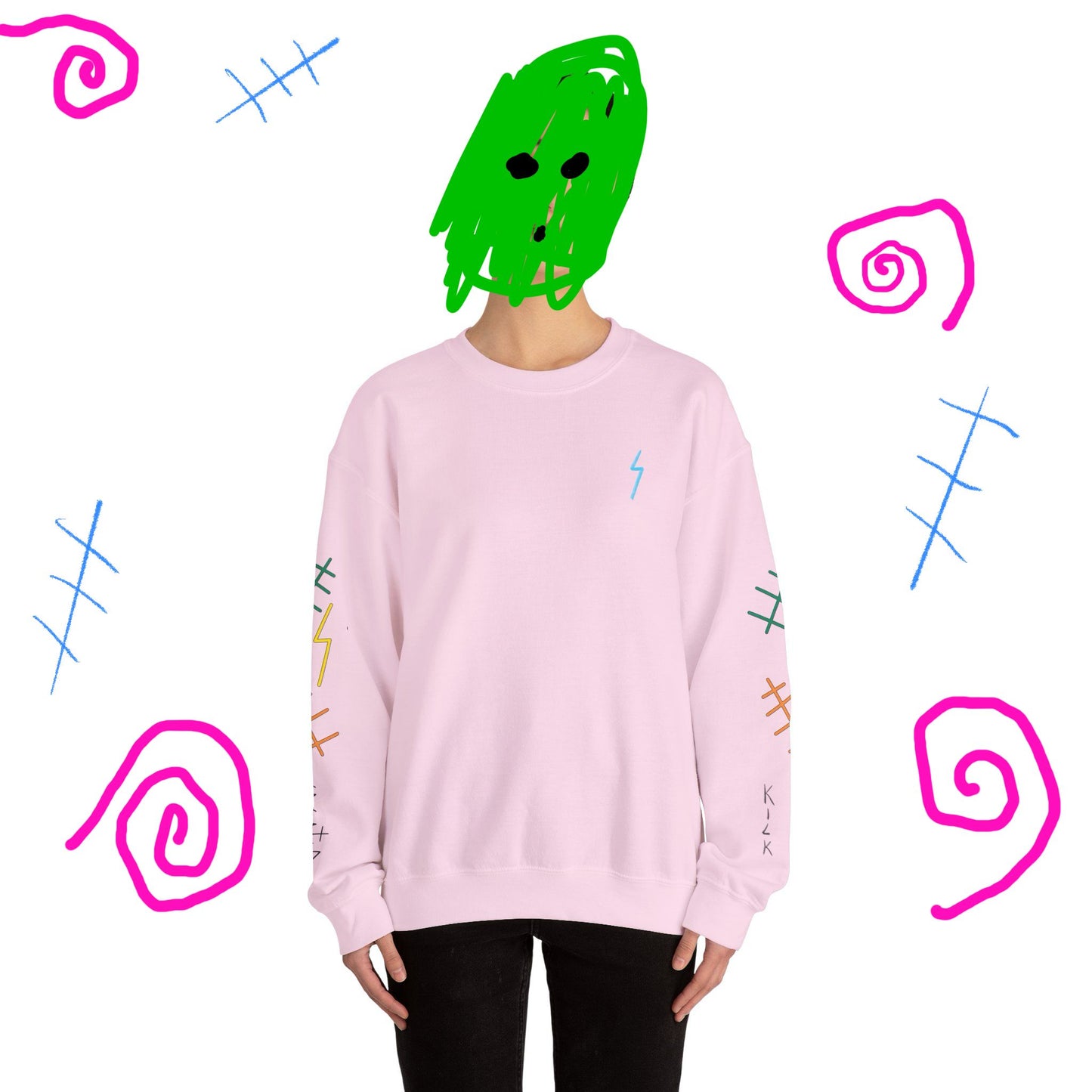 "Pixel" Crewneck Sweatshirt