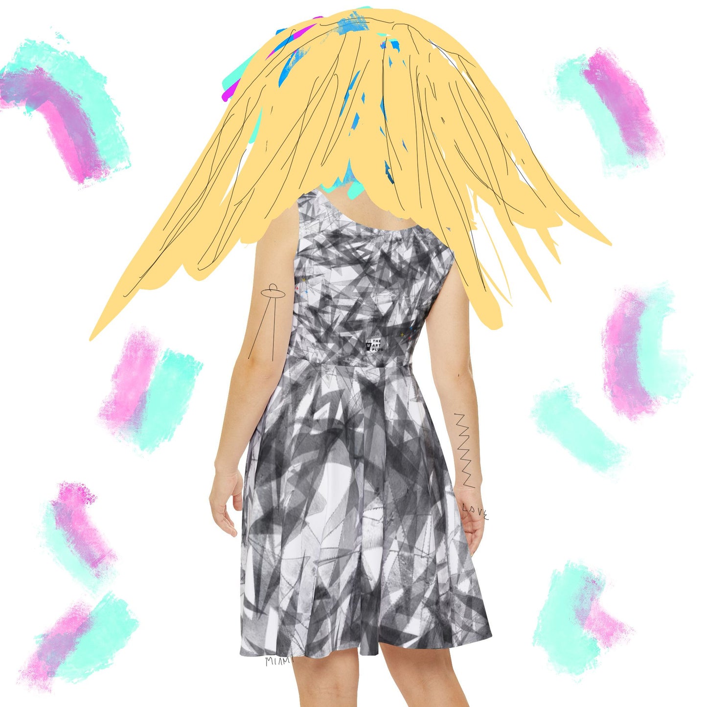 "Marble Shock" Dress
