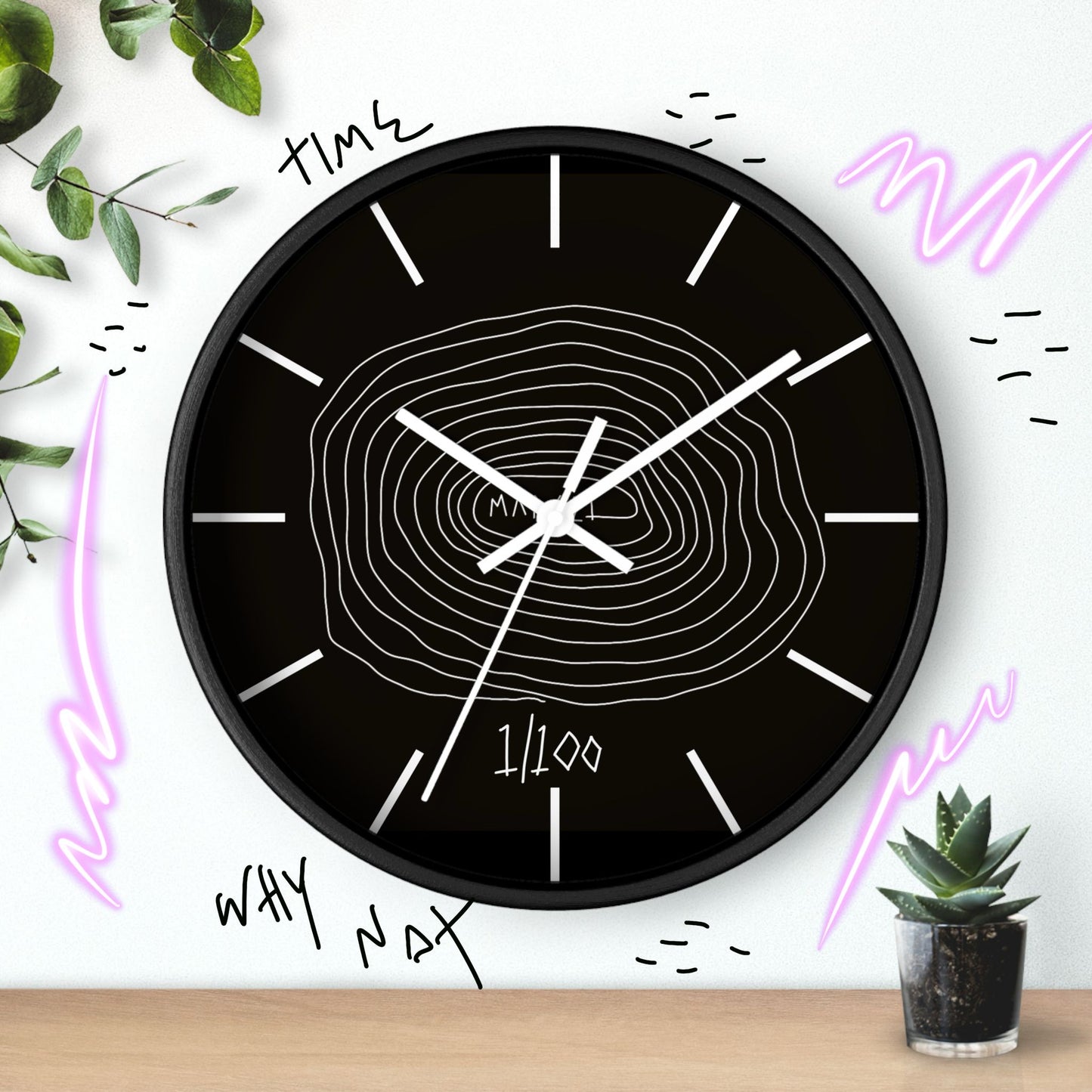 "Hypnosis" Wall Clock