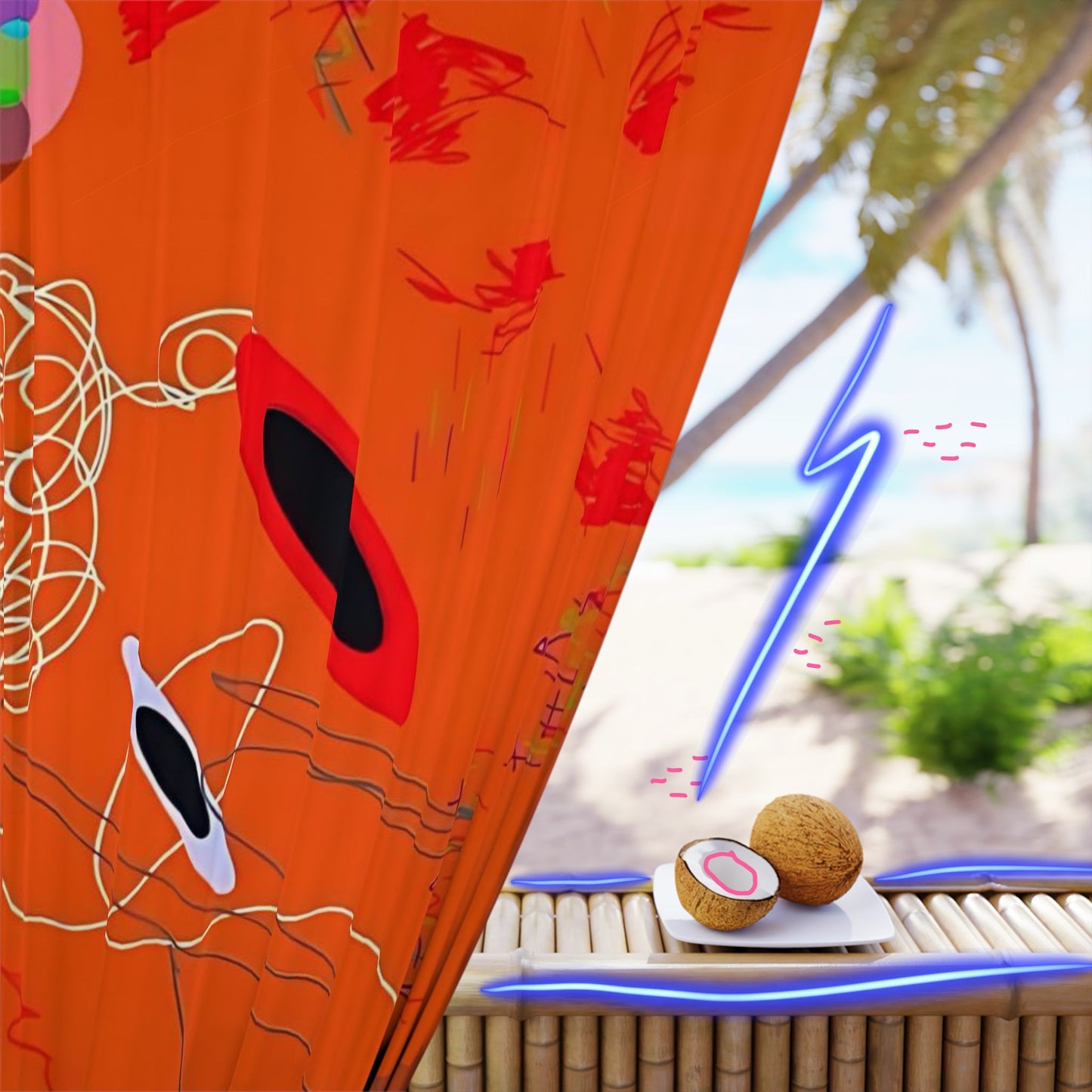 "My Day" Window Curtain