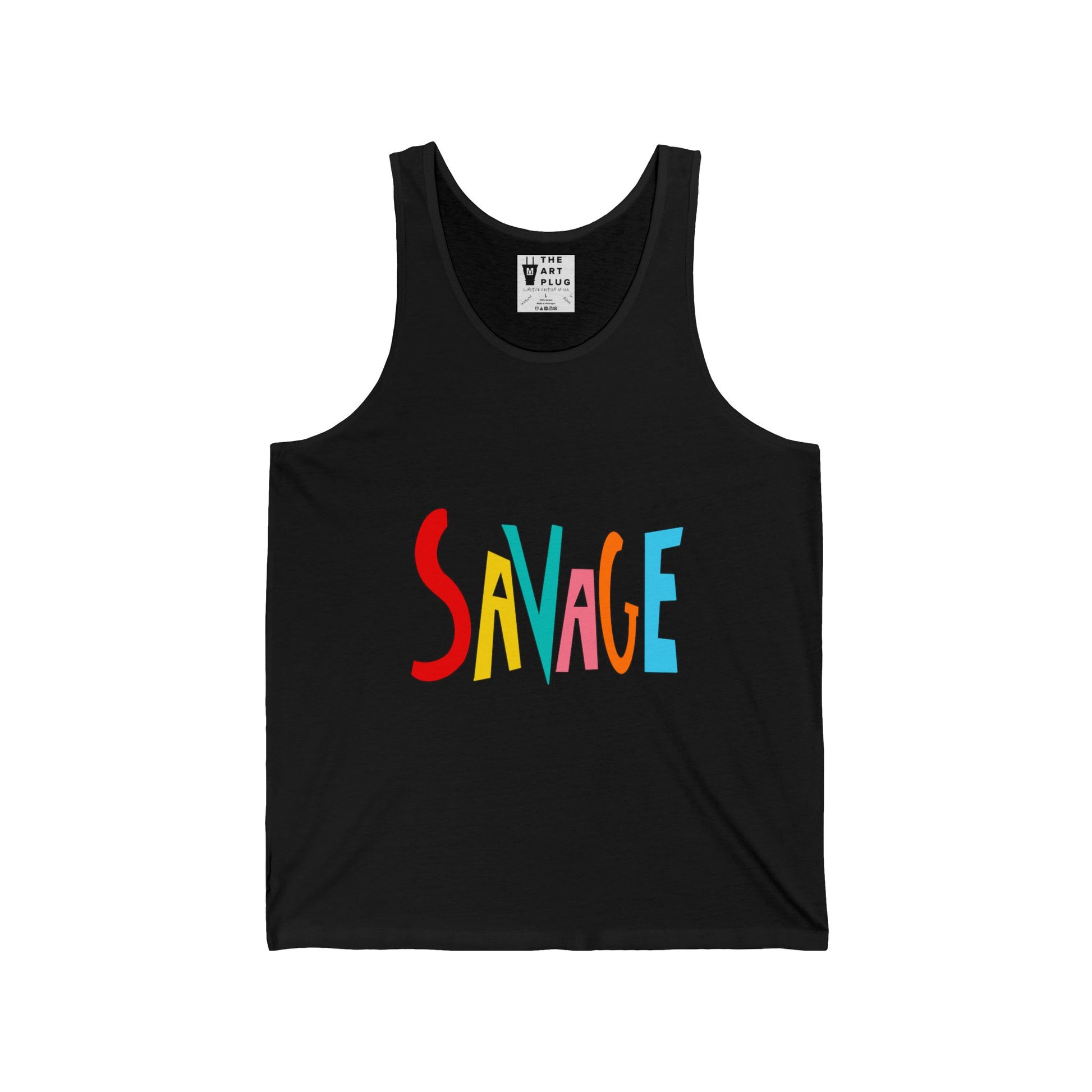 “Savage” Tank Top - THE ART PLUG SHOP