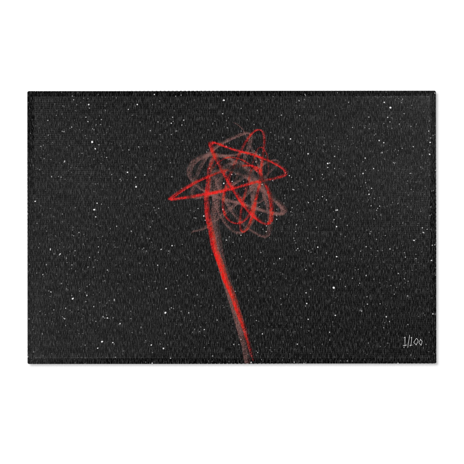 "Cosmic Flower" Area Rug - THE ART PLUG SHOP