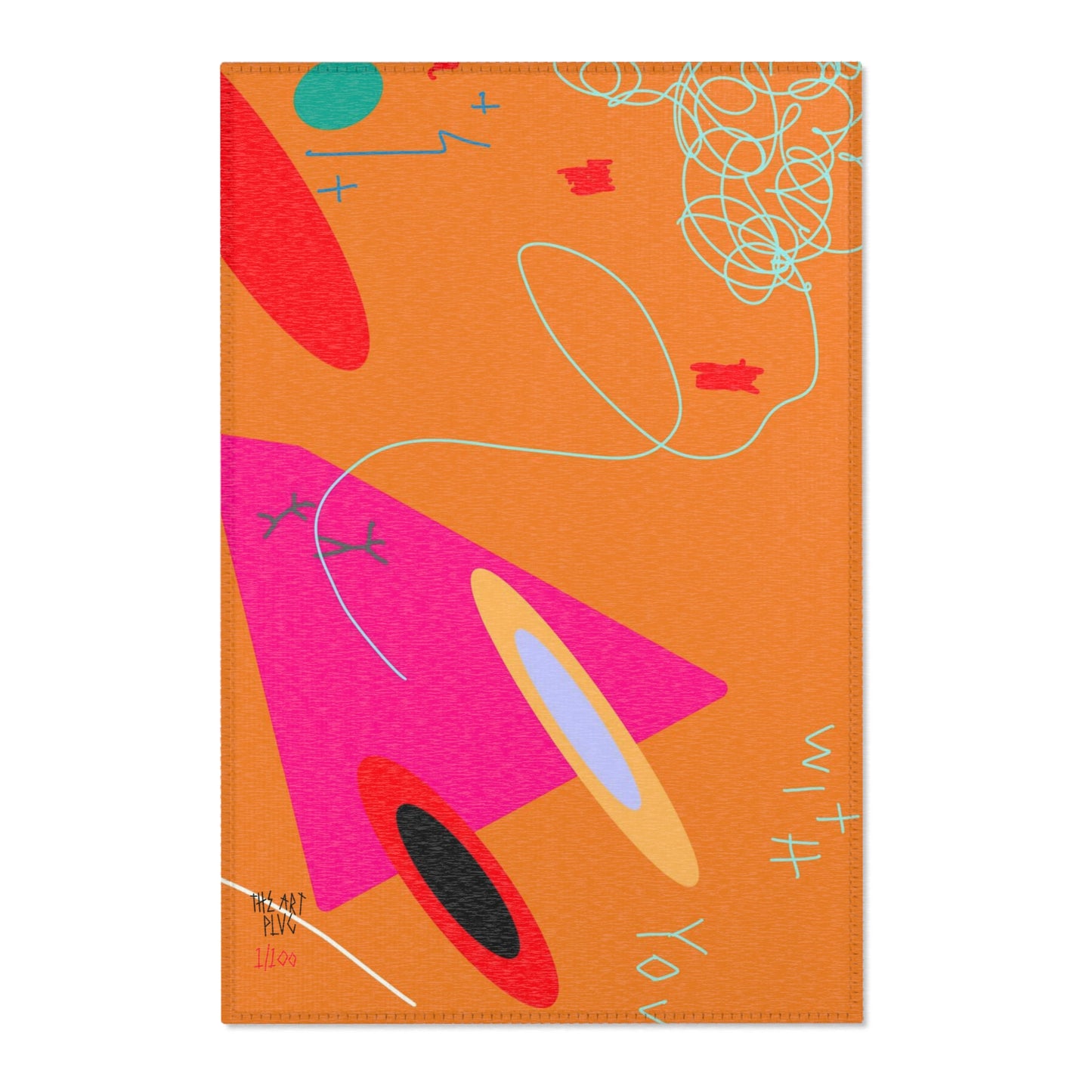 "With You" Area Rug - THE ART PLUG SHOP
