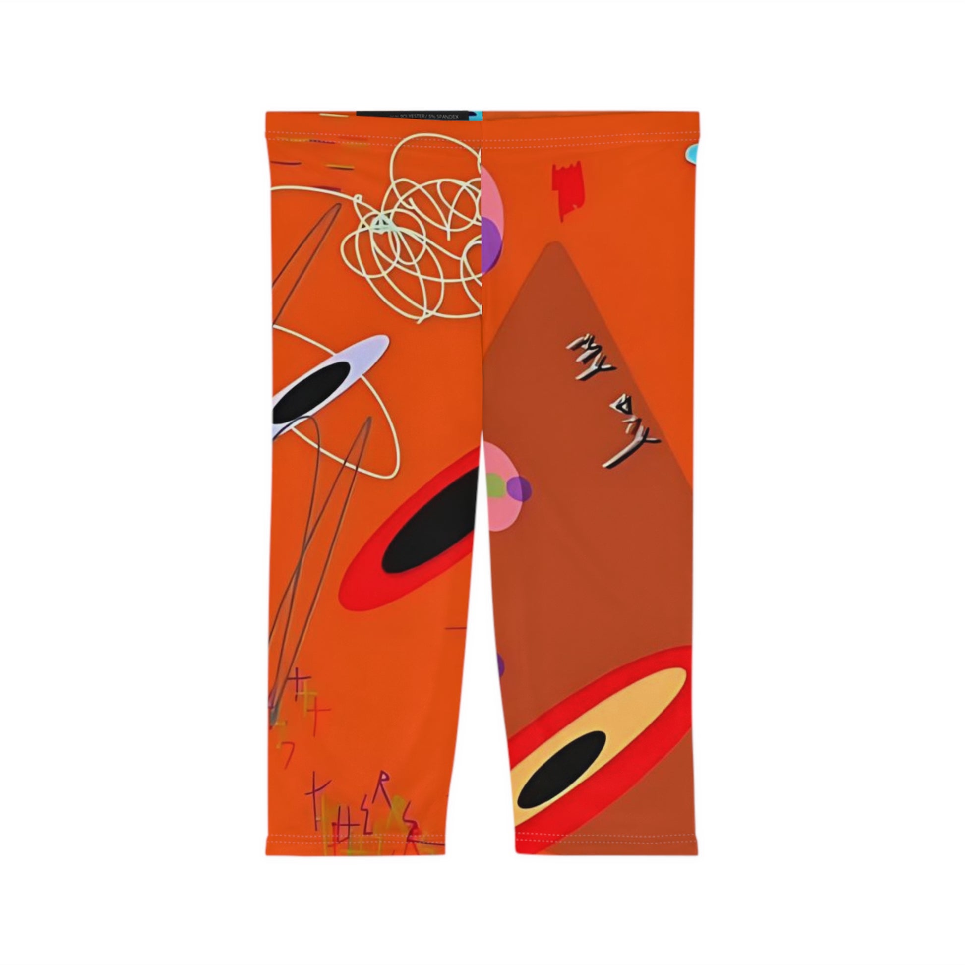 "Sketchy" Capri Leggings - THE ART PLUG SHOP