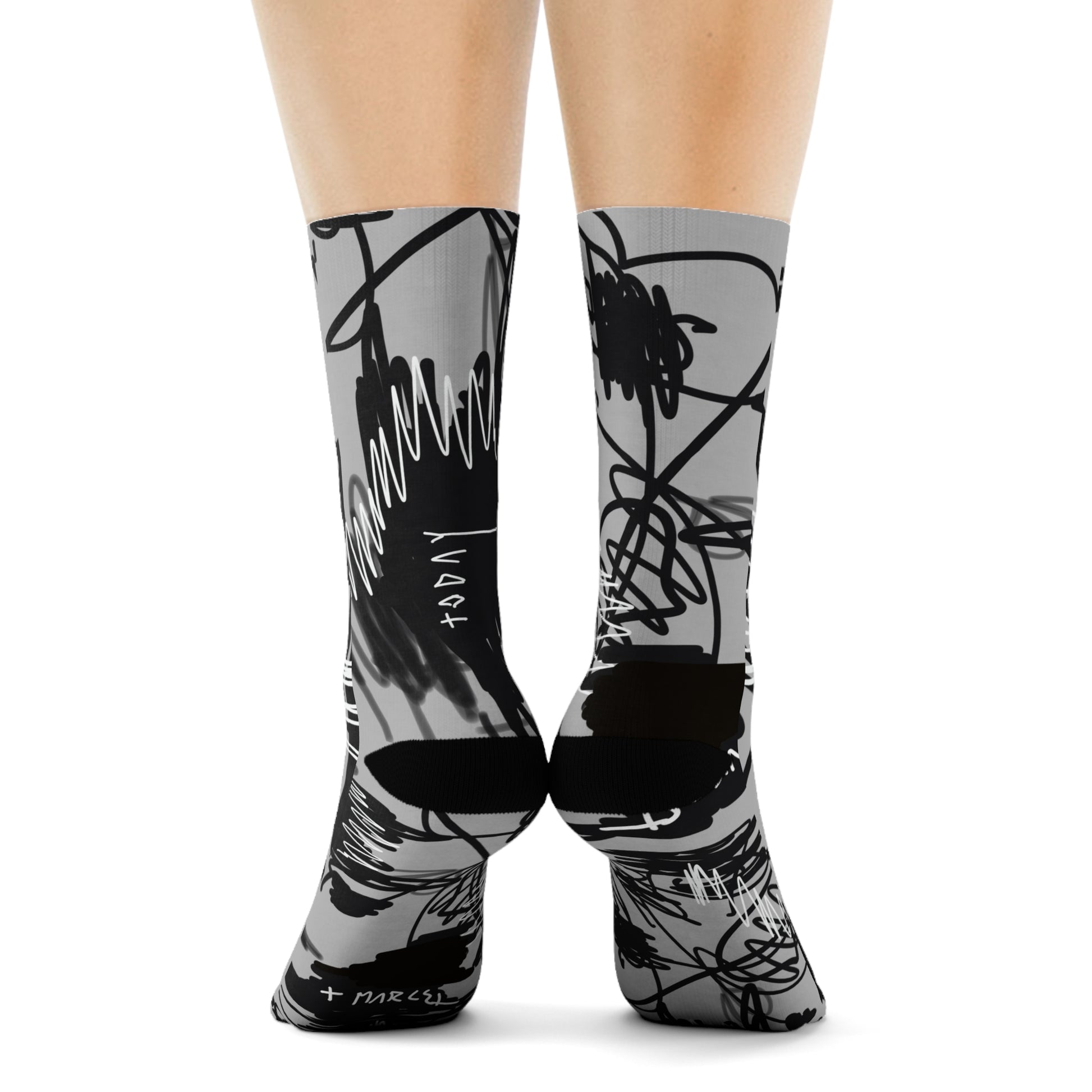 "Scribble" Socks - THE ART PLUG SHOP