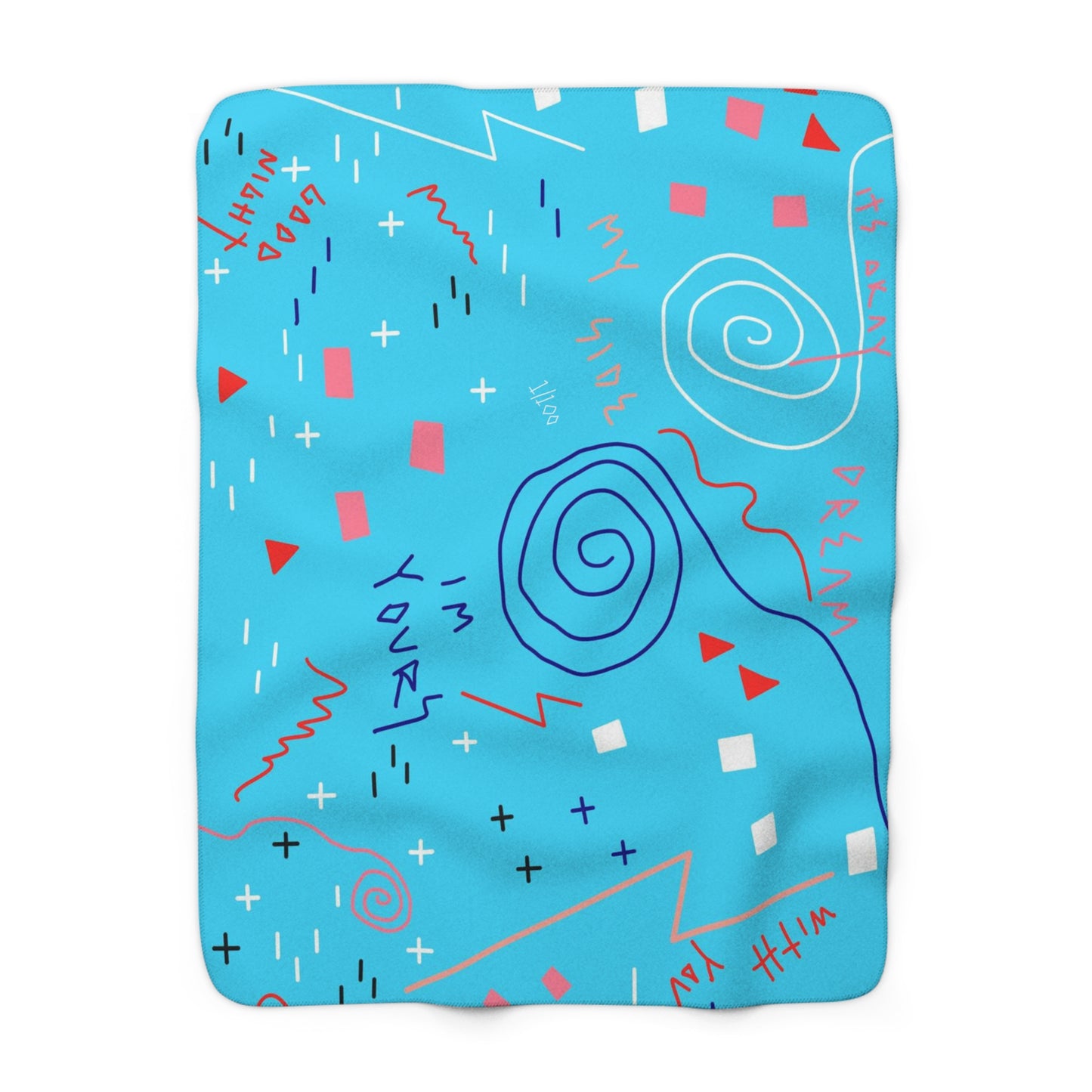 "Dream On" Sherpa Blanket