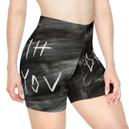 “Dream” Women’s Workout Shorts - THE ART PLUG SHOP