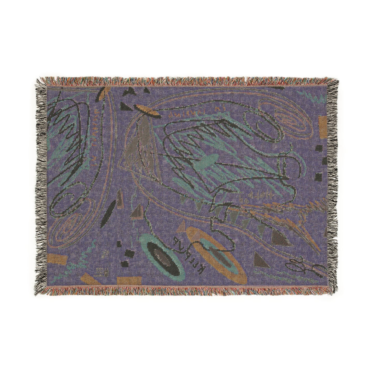 "Hold On" Woven Blanket - THE ART PLUG SHOP
