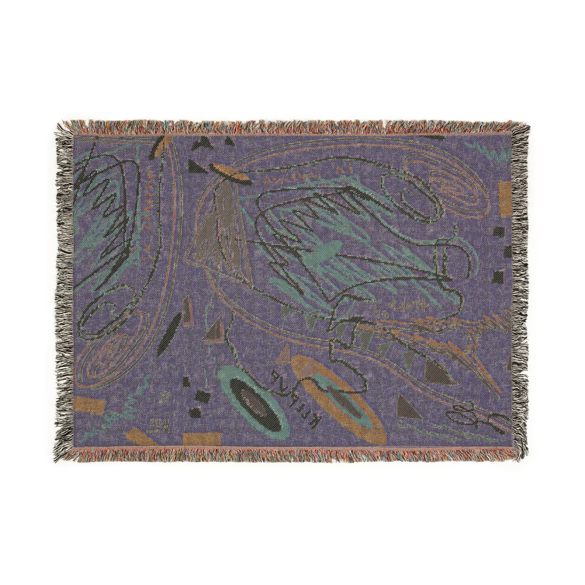 "Hold On" Woven Blanket - THE ART PLUG SHOP