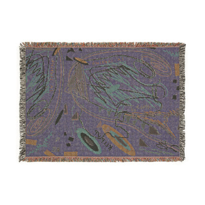 "Hold On" Woven Blanket - THE ART PLUG SHOP