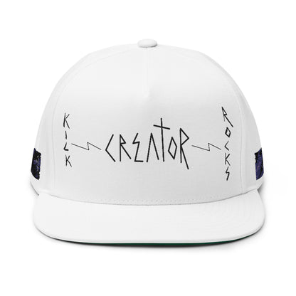 "Creator" Flat Bill Cap - THE ART PLUG SHOP