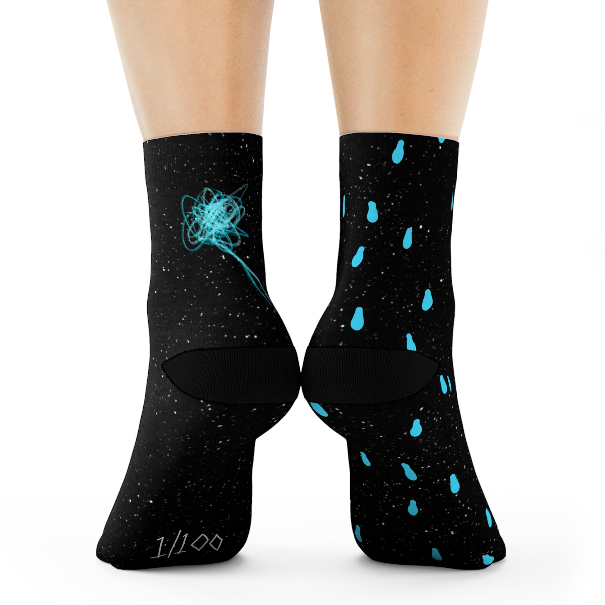 "Intergalactic" Crew Socks - THE ART PLUG SHOP