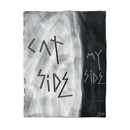 "Cat Side My Side" Duvet Cover