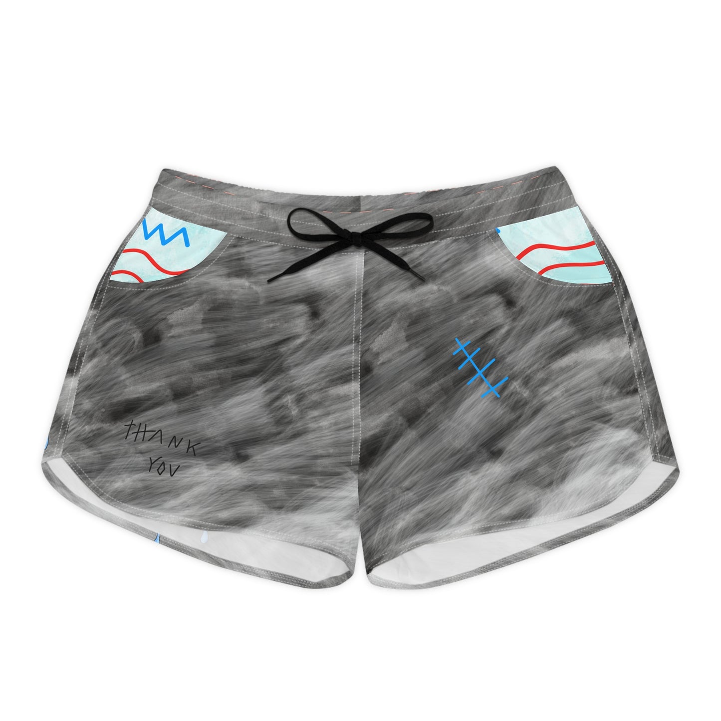 "Clouded Thoughts" Casual Shorts - THE ART PLUG SHOP