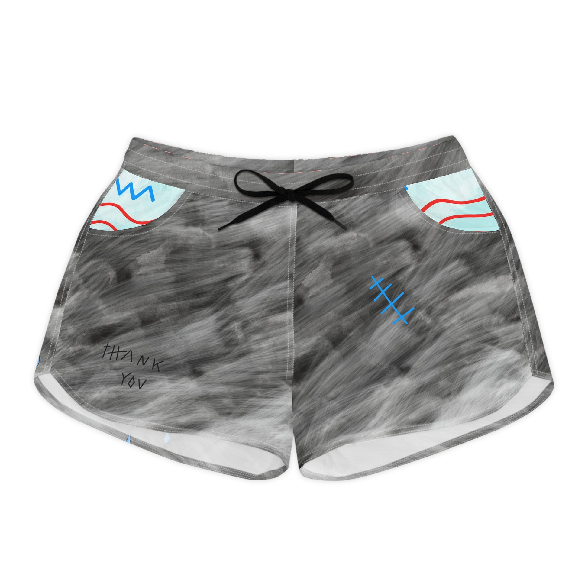 "Clouded Thoughts" Casual Shorts - THE ART PLUG SHOP