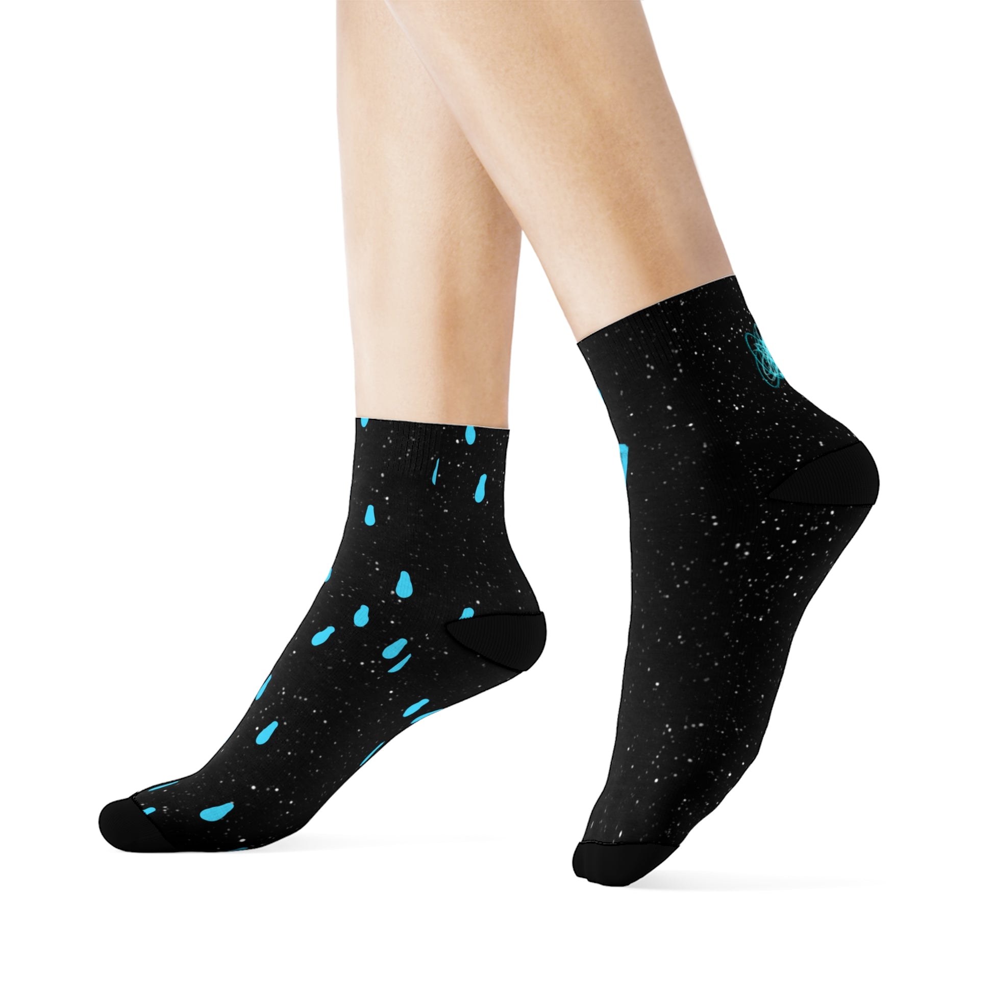 "Intergalactic" Crew Socks - THE ART PLUG SHOP