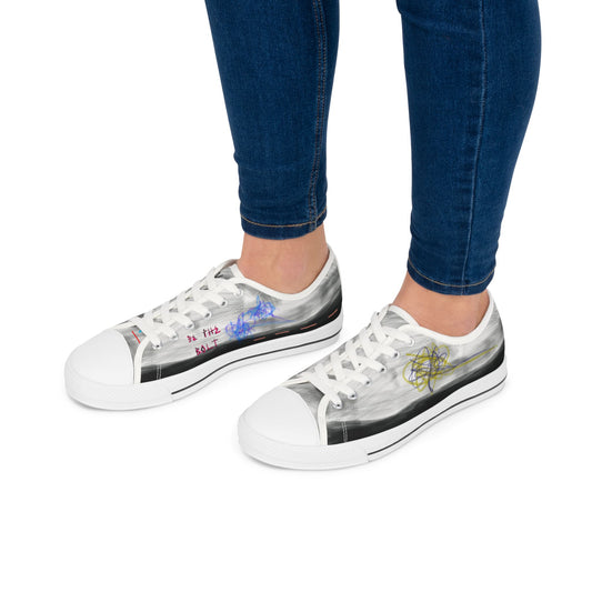 “Flower Abduction” Women’s Sneakers - THE ART PLUG SHOP