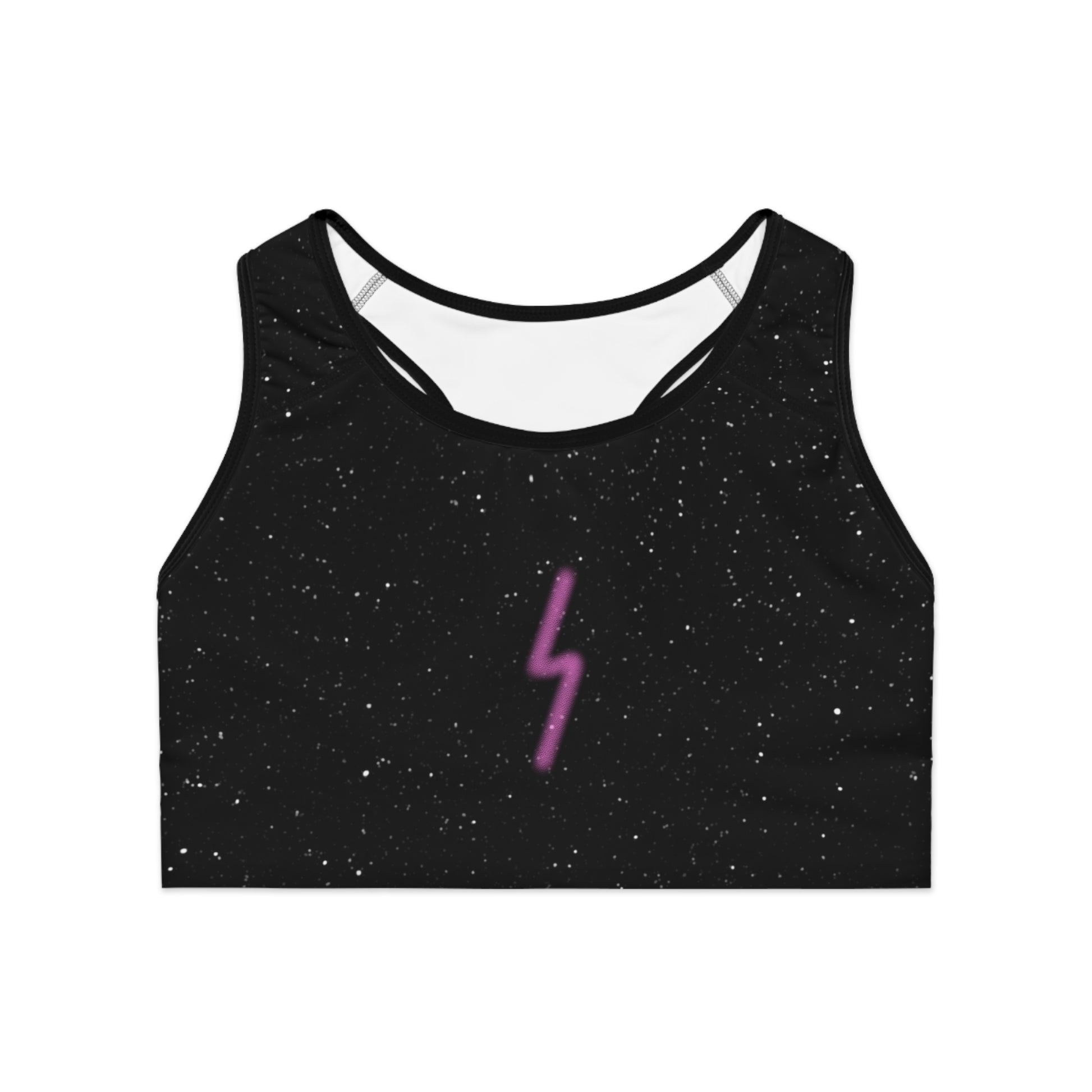 “Pink Nova” Sports Bra - THE ART PLUG SHOP