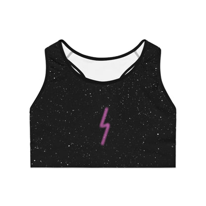 “Pink Nova” Sports Bra - THE ART PLUG SHOP