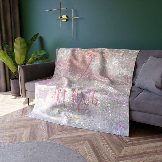 “ArtPlug” Velvet Blanket - THE ART PLUG SHOP
