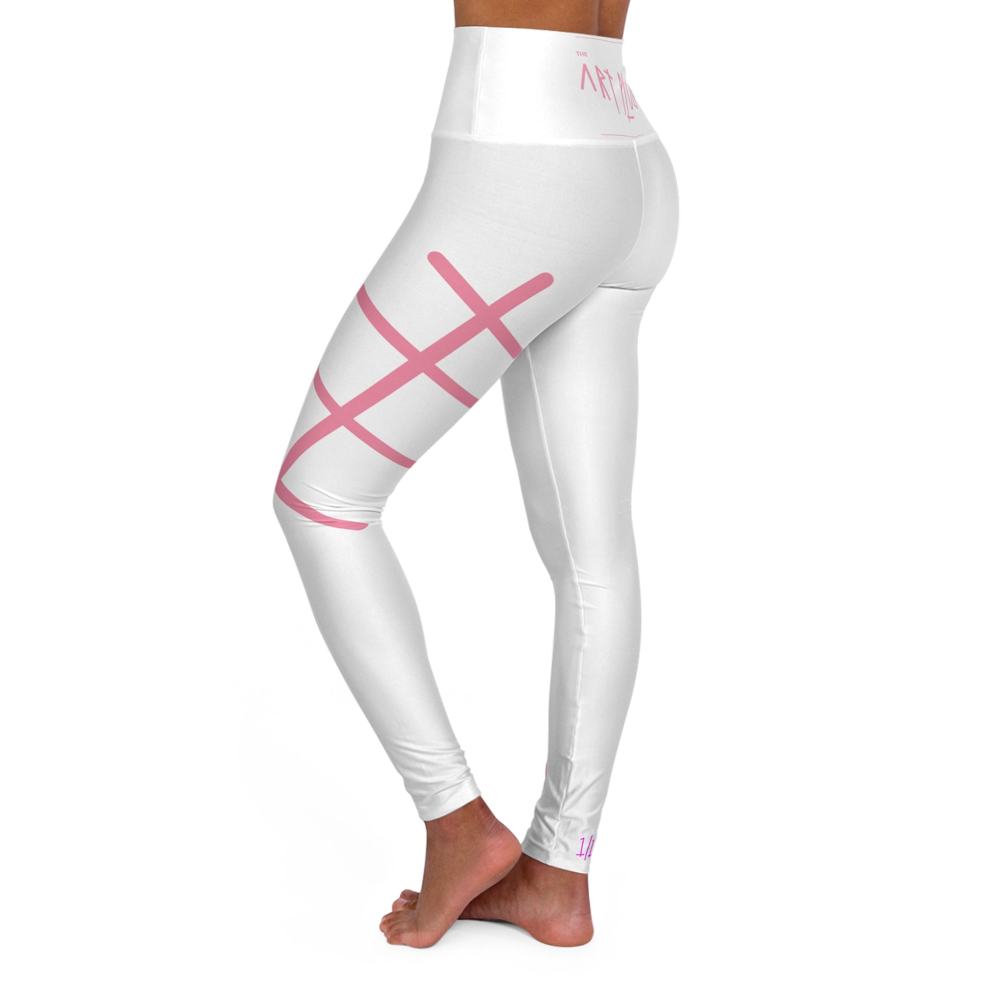 “Stiches” High-Waisted Leggings - THE ART PLUG SHOP