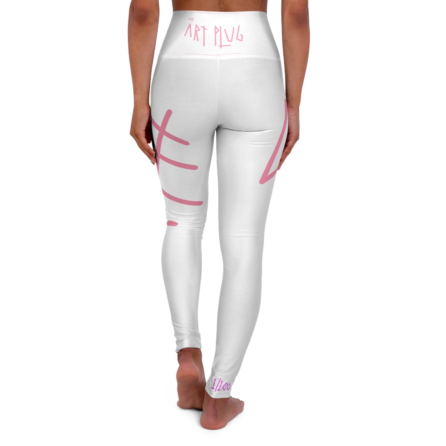 “Stiches” High-Waisted Leggings - THE ART PLUG SHOP
