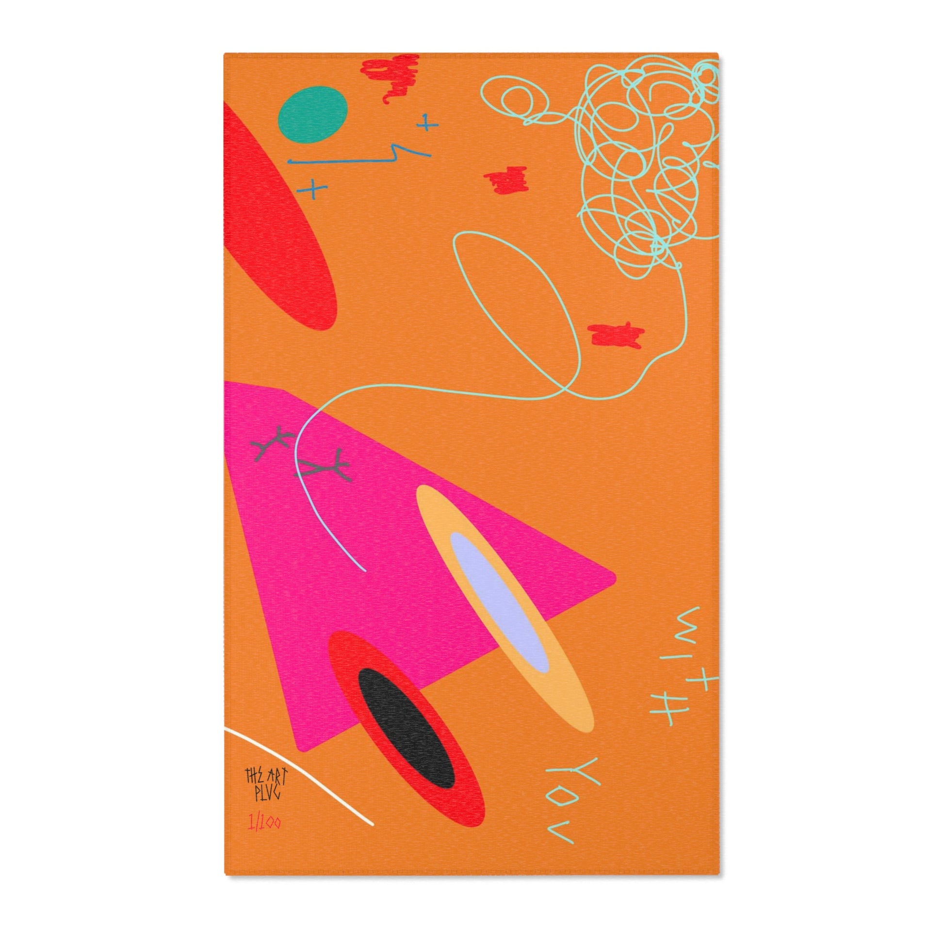 "With You" Area Rug - THE ART PLUG SHOP