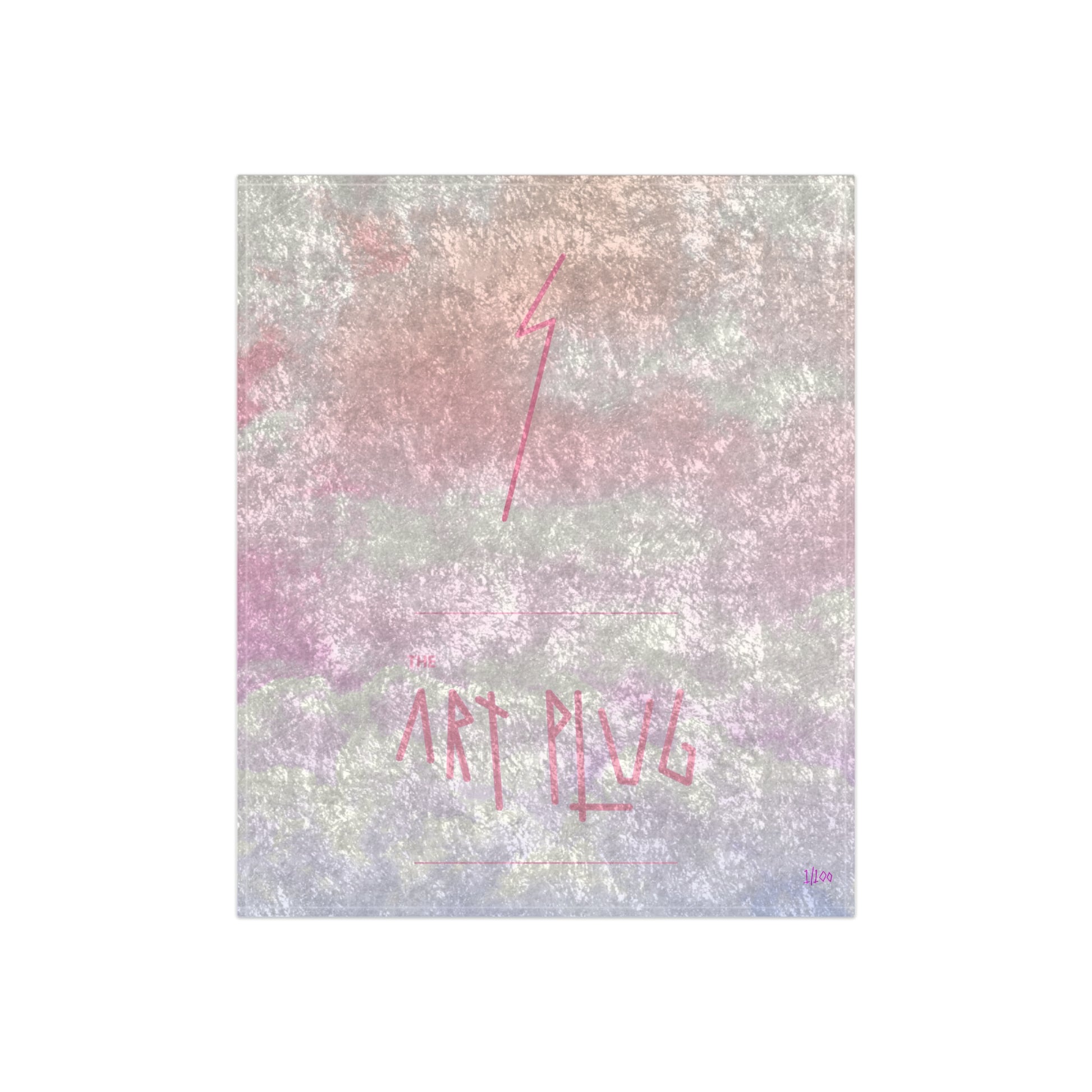 “ArtPlug” Velvet Blanket - THE ART PLUG SHOP