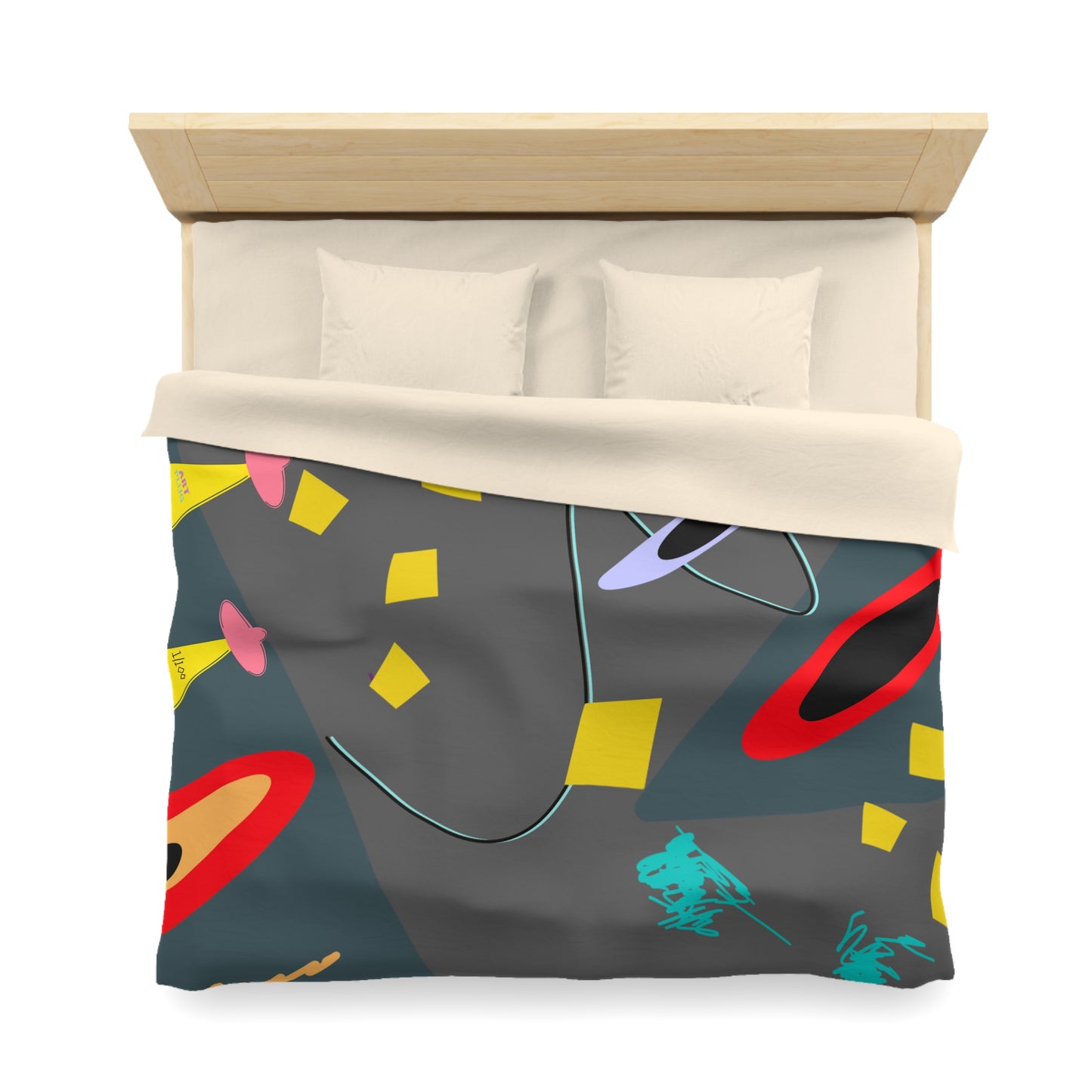 "Grey Matter" Duvet Cover