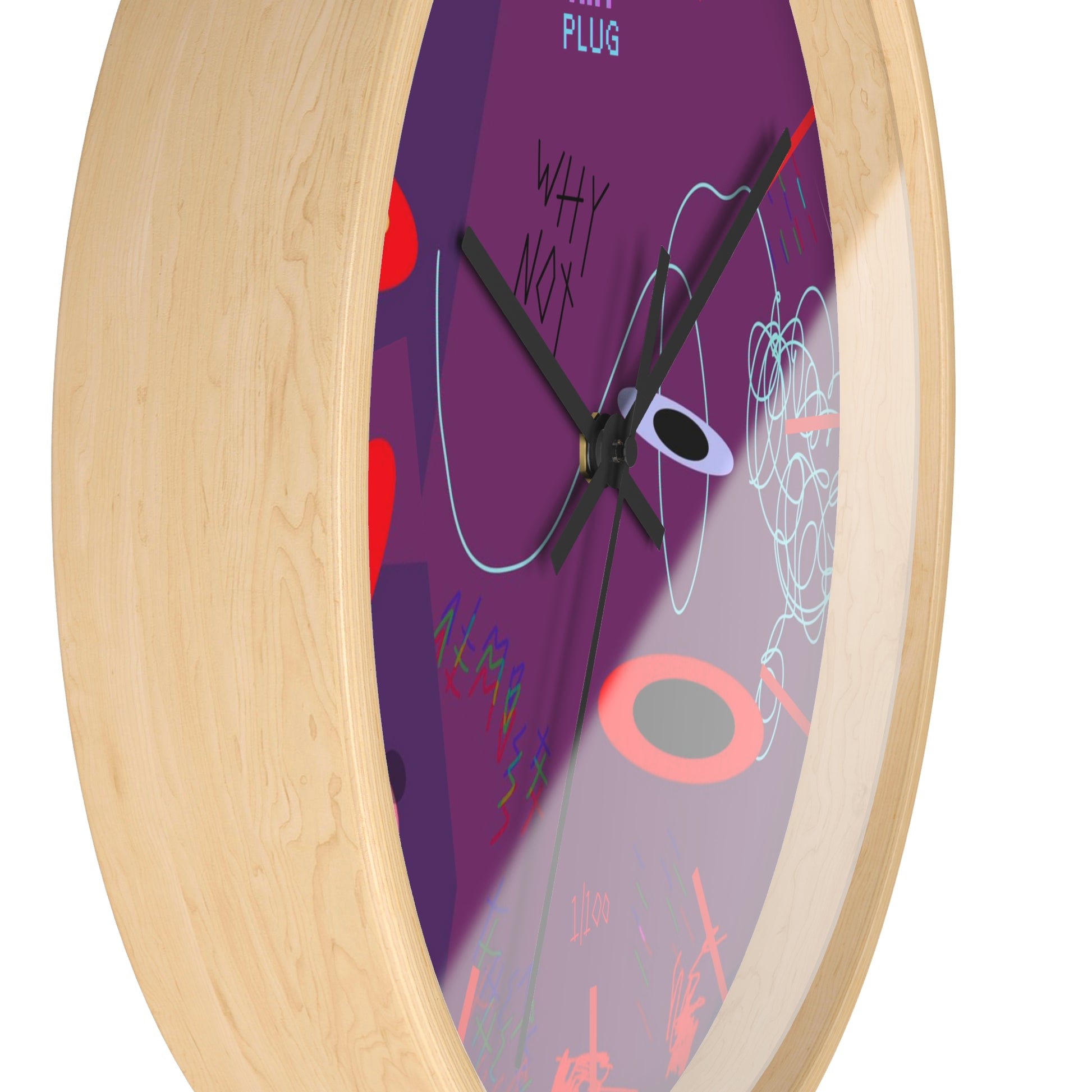 "Almost There" Wall Clock - THE ART PLUG SHOP