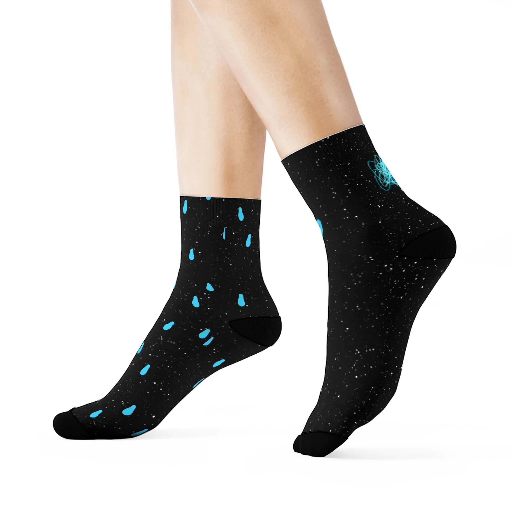 "Intergalactic" Crew Socks - THE ART PLUG SHOP