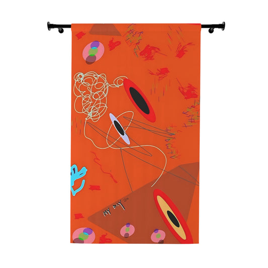 "My Day" Window Curtain - THE ART PLUG SHOP