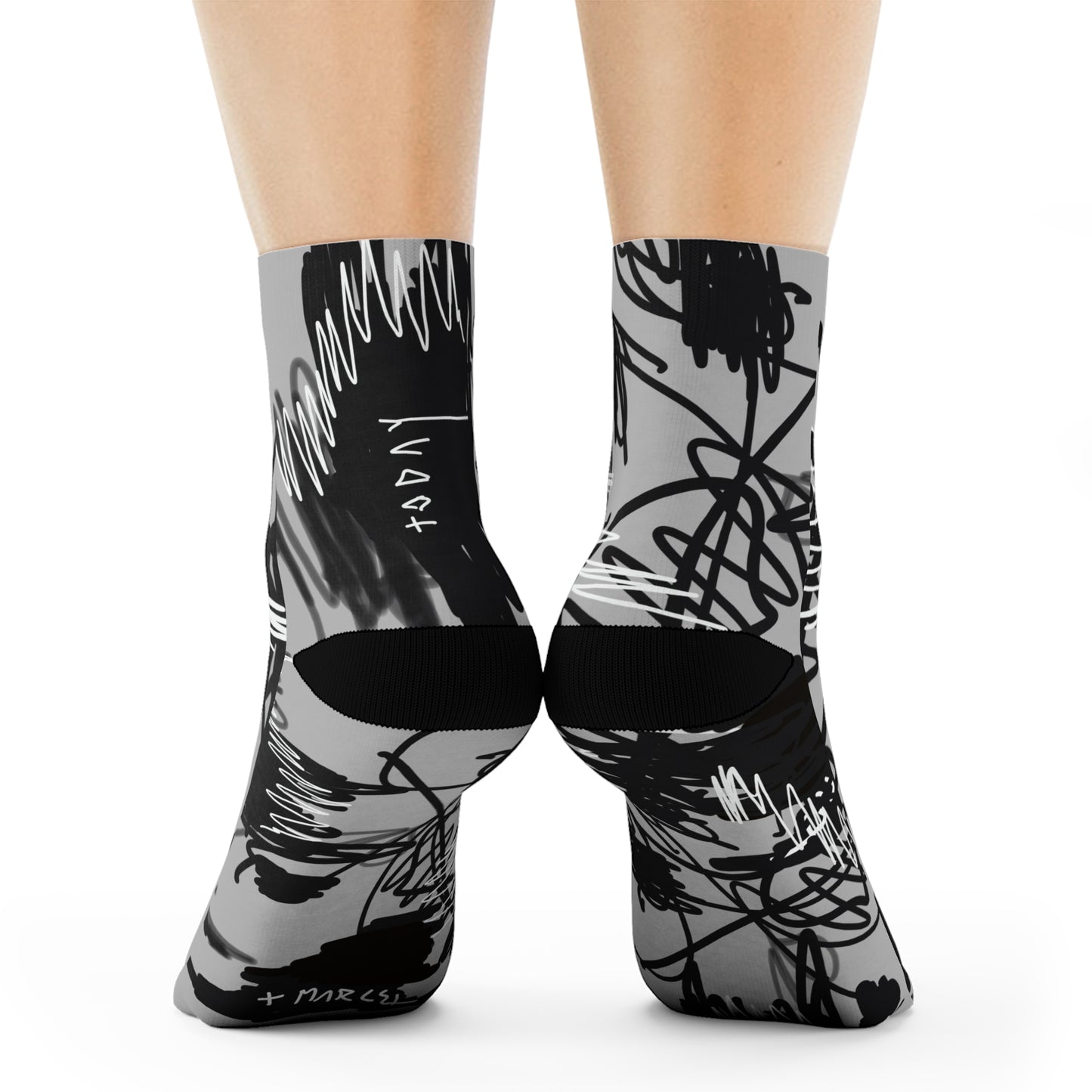 "Scribble" Socks - THE ART PLUG SHOP