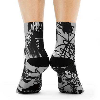 "Scribble" Socks - THE ART PLUG SHOP
