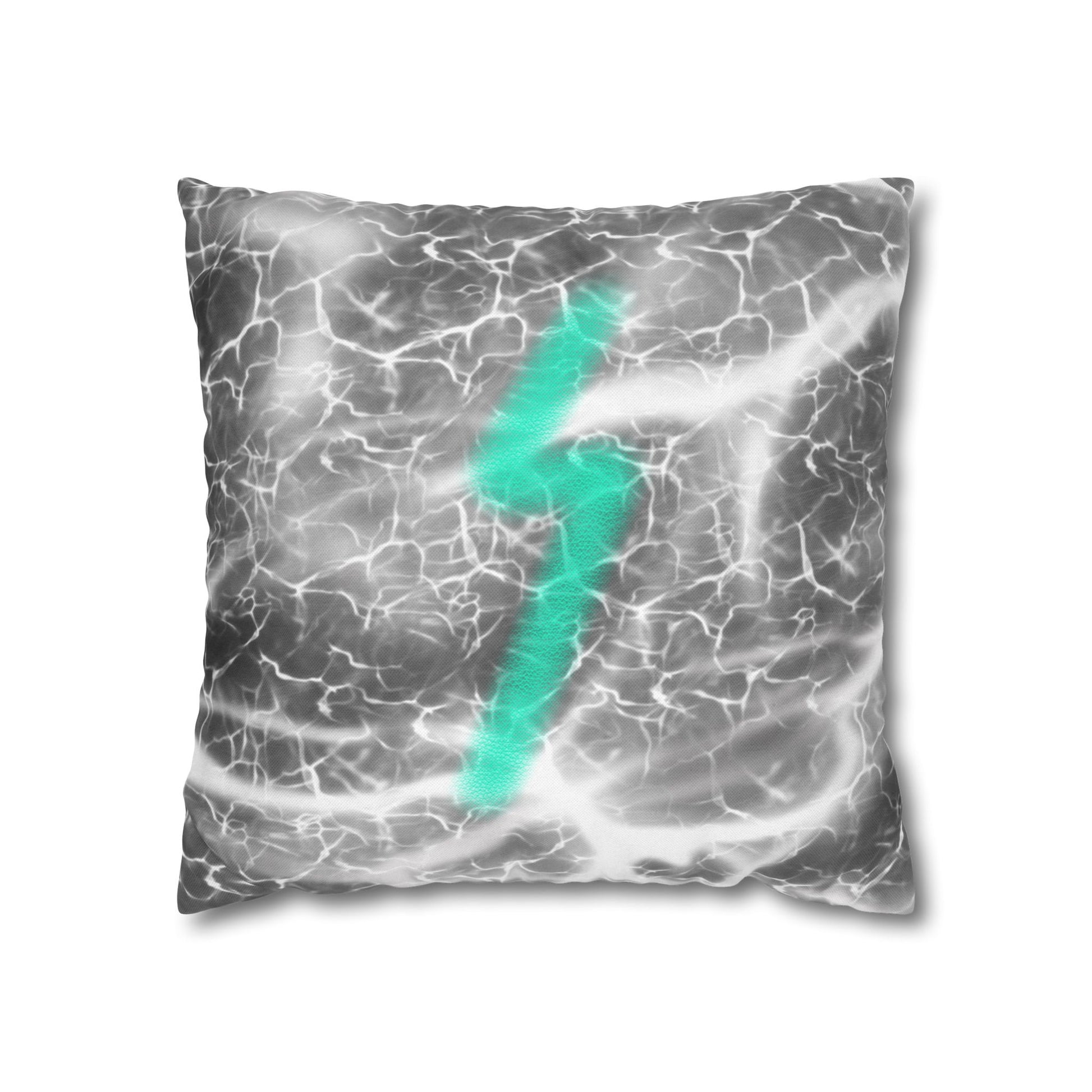 "Marble Shock" Square Pillowcase - THE ART PLUG SHOP