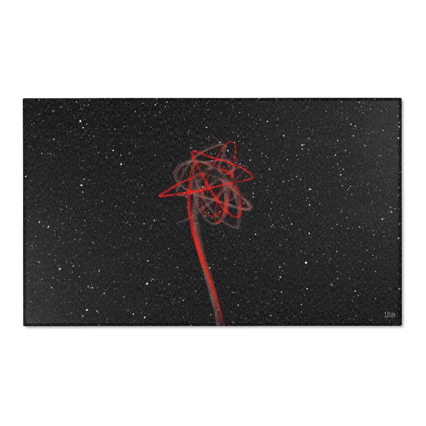 "Cosmic Flower" Area Rug - THE ART PLUG SHOP