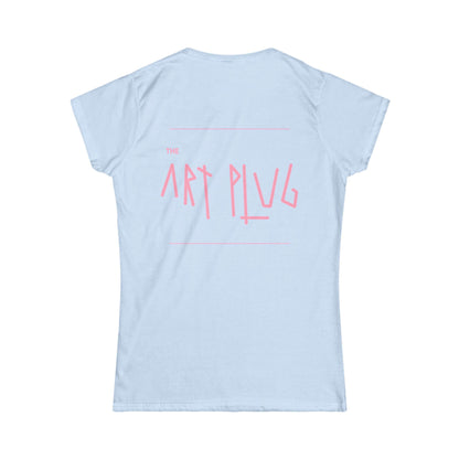 Chic Graphic Tee for Creative Souls | Women’s Softstyle Tee, Casual Wear, Day Out, Gift for Artists, Trendy Apparel - THE ART PLUG SHOP