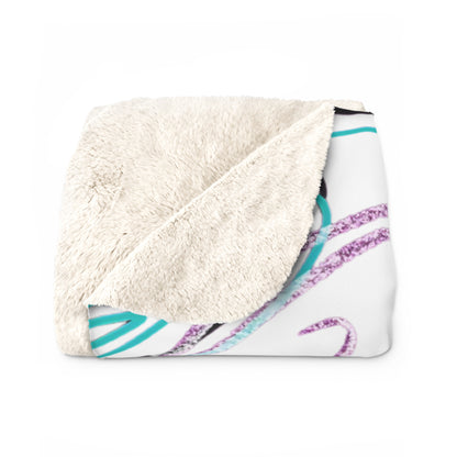 "Hold On" Sherpa Blanket - THE ART PLUG SHOP