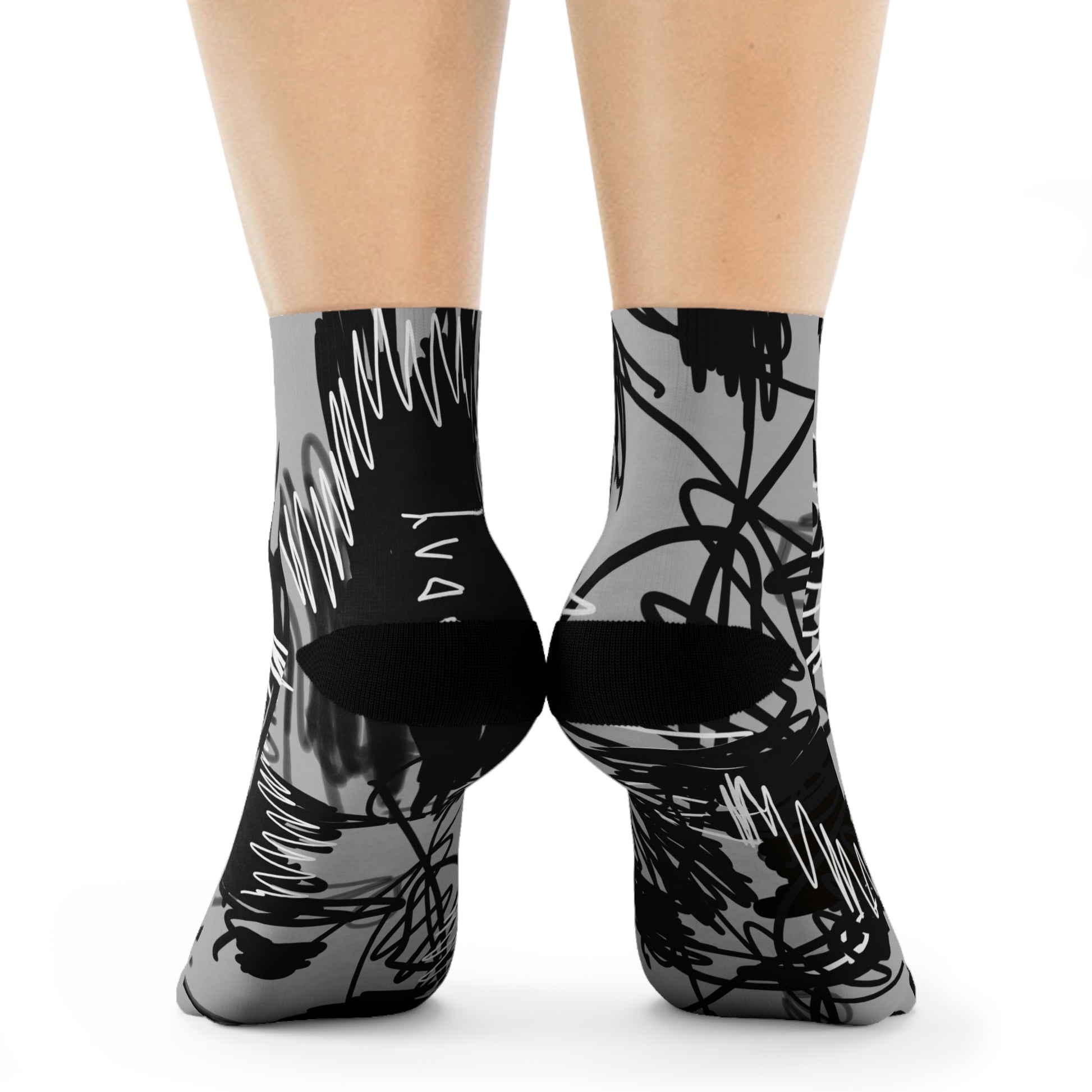 "Scribble" Socks - THE ART PLUG SHOP