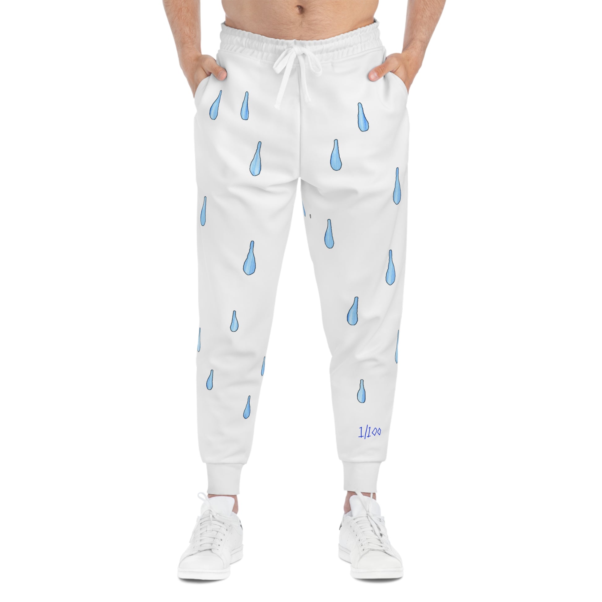 “Rain Drop” Athletic Joggers - THE ART PLUG SHOP