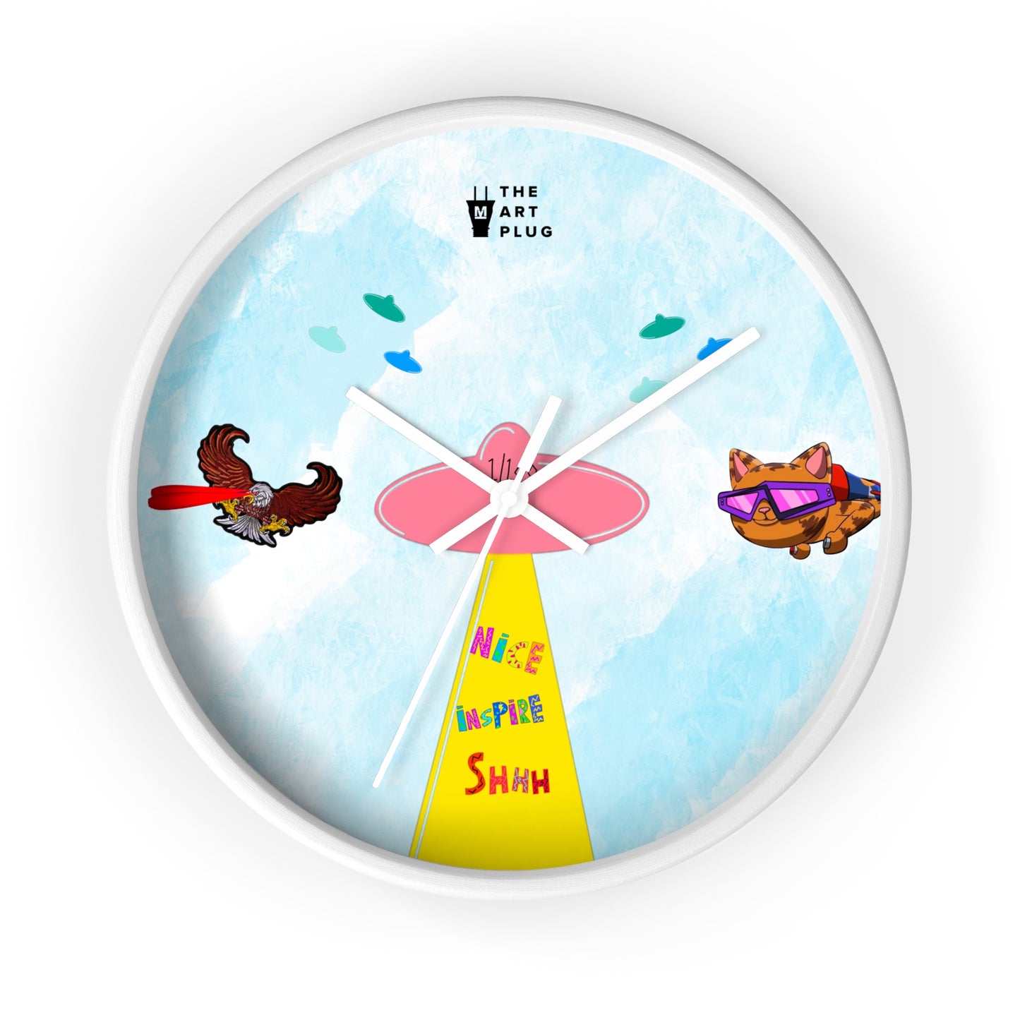 "Abducted" Wall Clock - THE ART PLUG SHOP