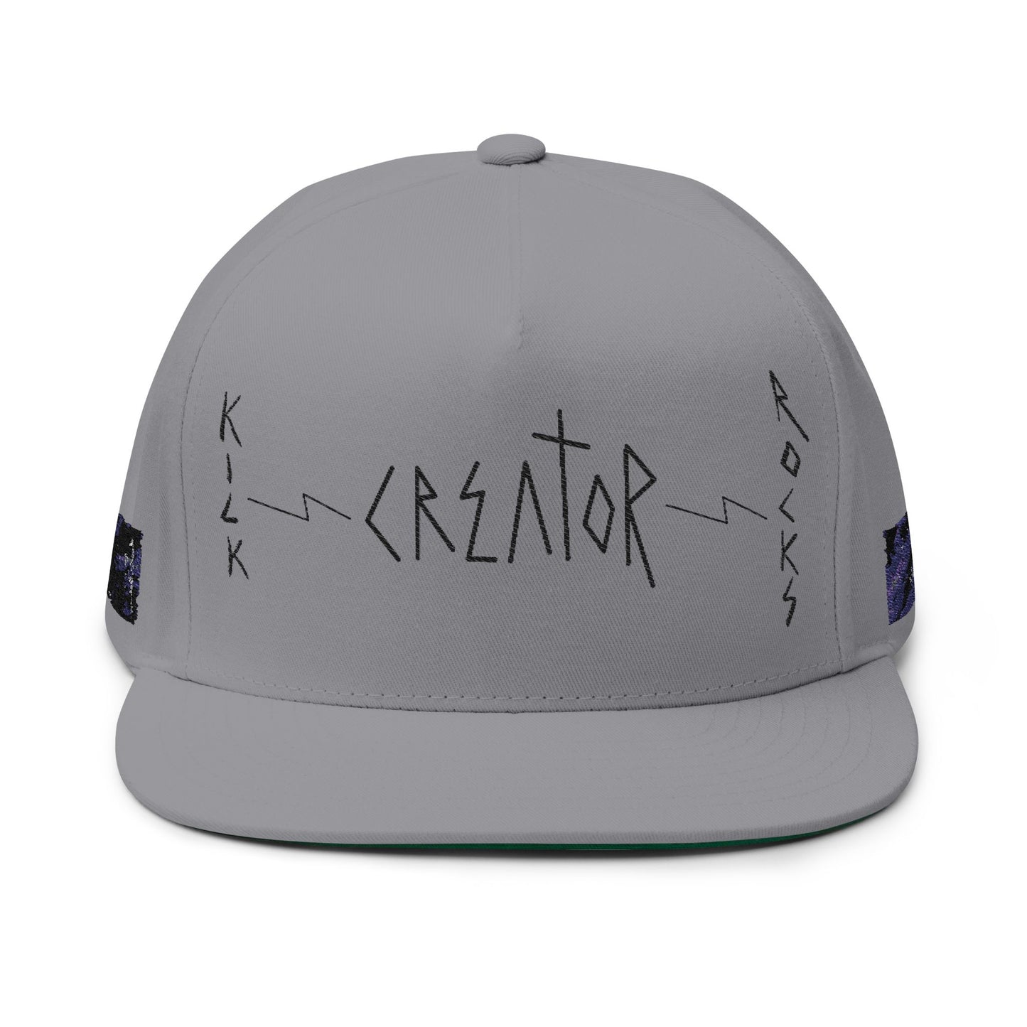"Creator" Flat Bill Cap - THE ART PLUG SHOP