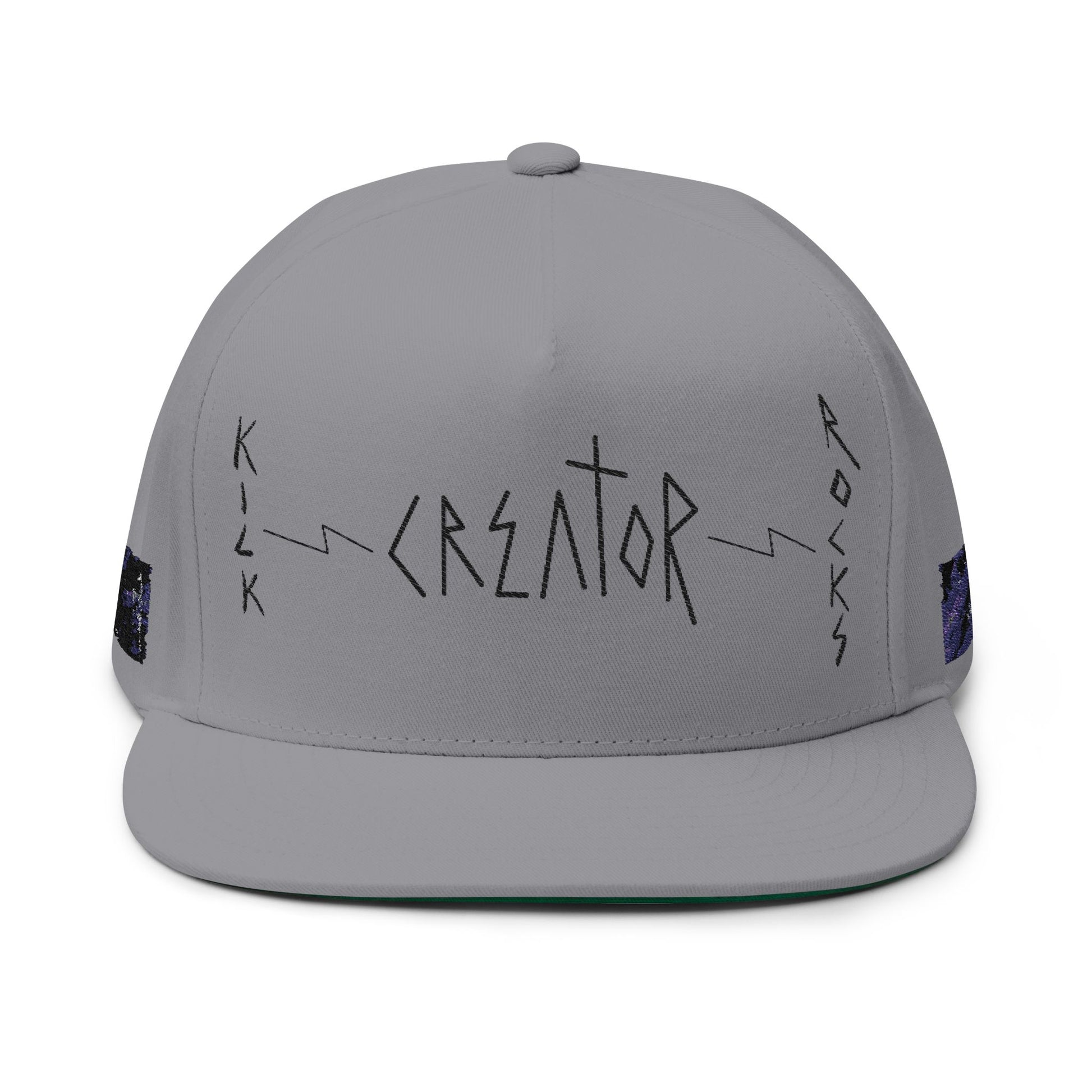 "Creator" Flat Bill Cap - THE ART PLUG SHOP