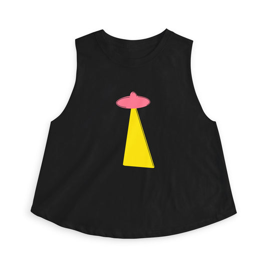 🔥 "UFO ABDUCTION" Women's Festival Crop Tank