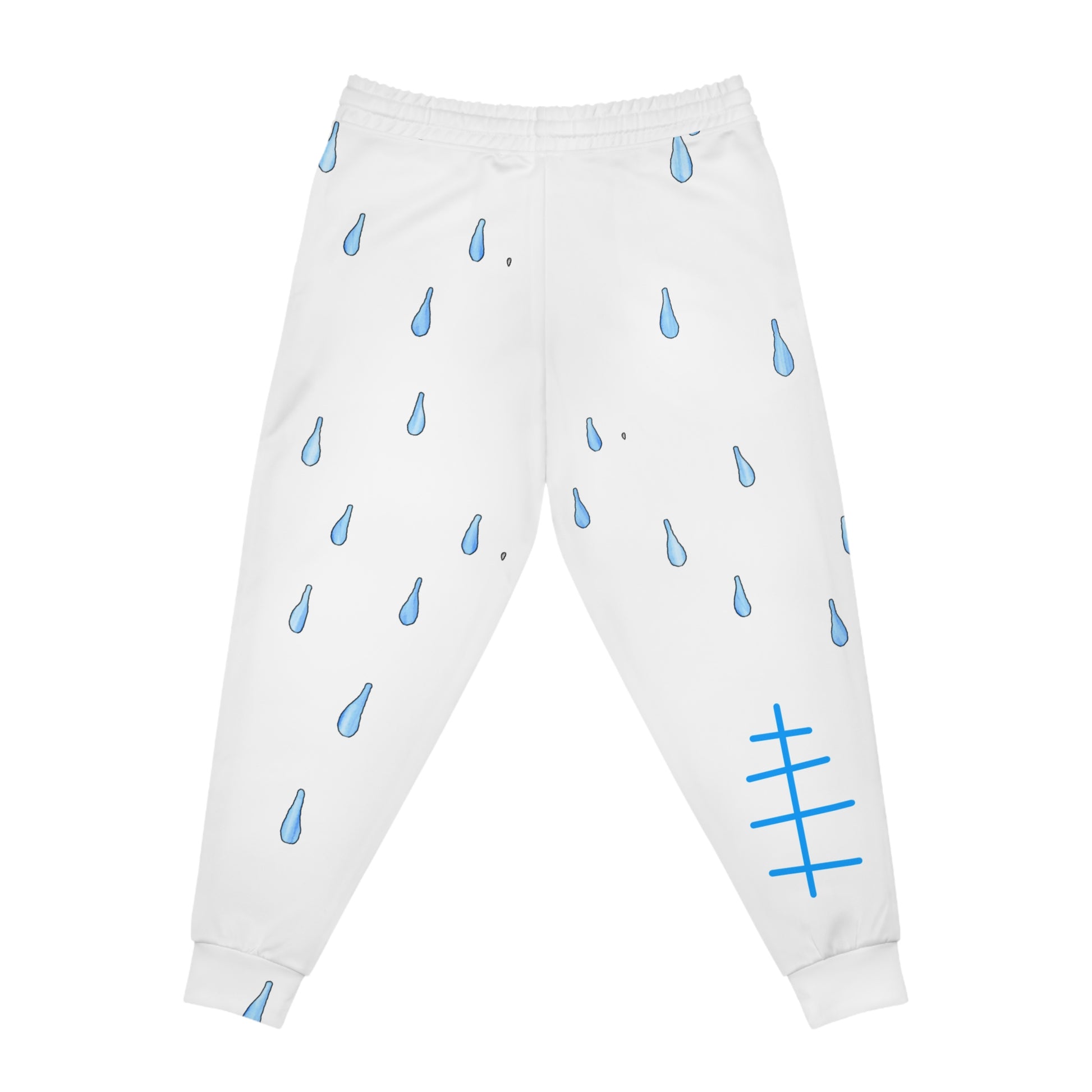 “Rain Drop” Athletic Joggers - THE ART PLUG SHOP
