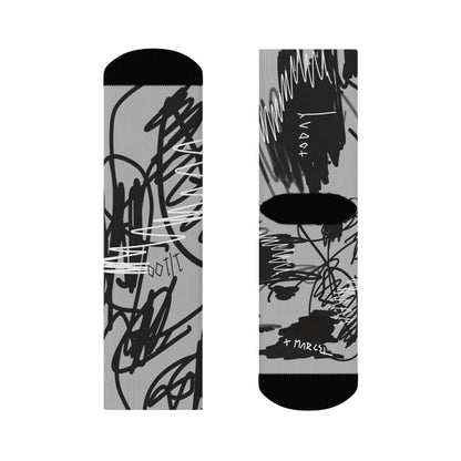 "Scribble" Socks - THE ART PLUG SHOP