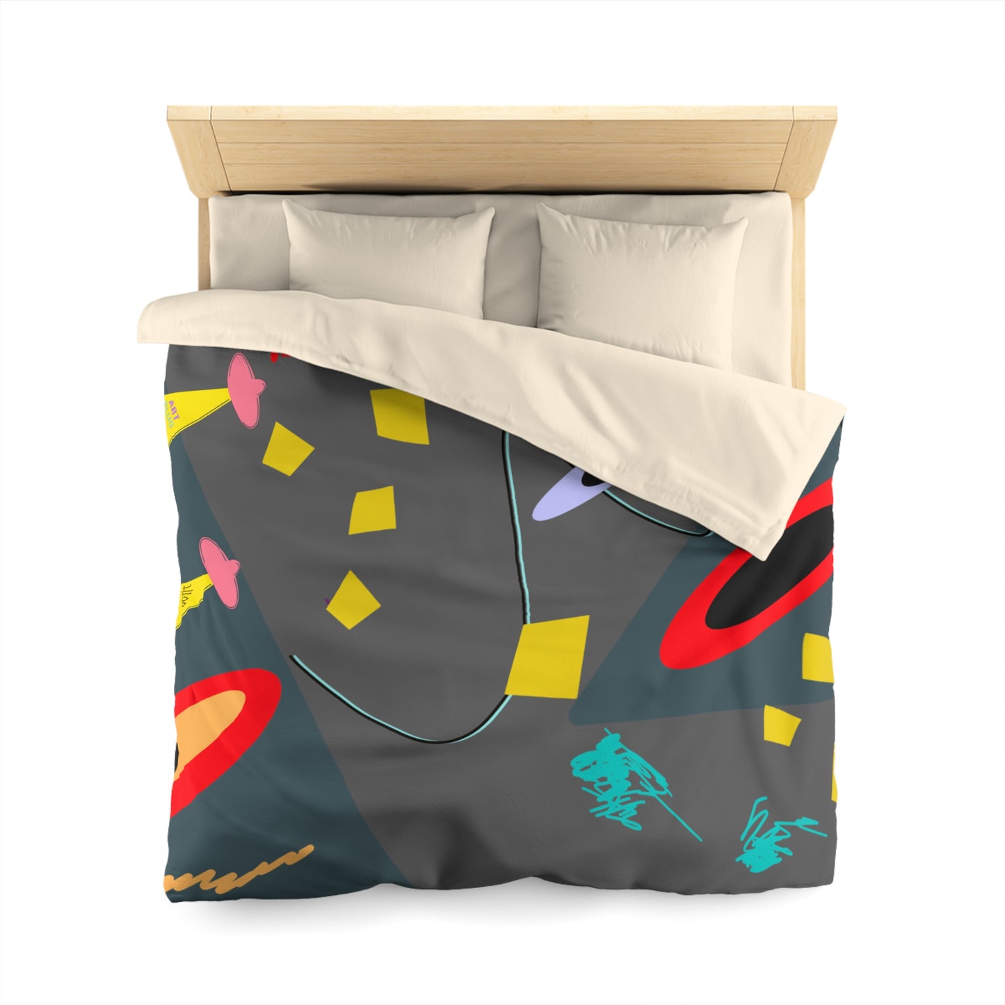 "Grey Matter" Duvet Cover